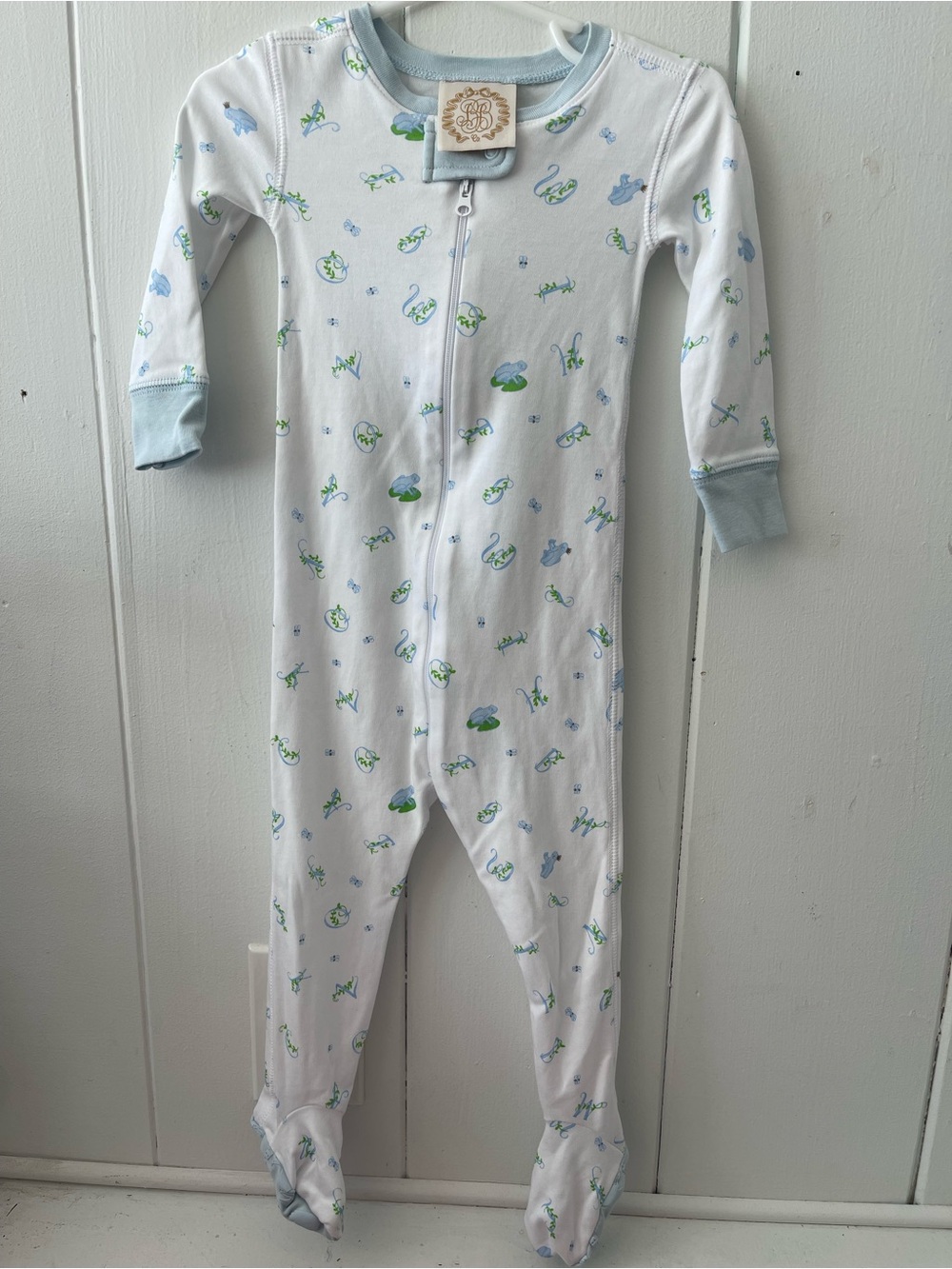 The Beaufort Bonnet Company Alphabet Footie Pajamas